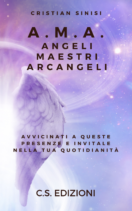 copertina libro - AMA angeli, maestri, arcangeli