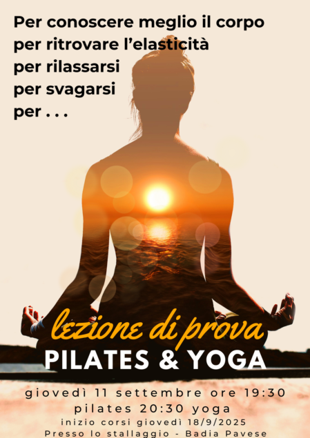yoga e pilates a badia pavese 2024- 2025