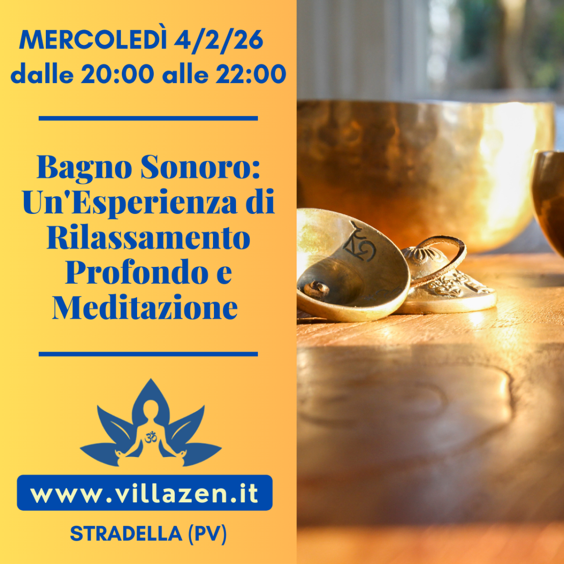 bagno sonoro - 4 febbraio -  villa zen 2026