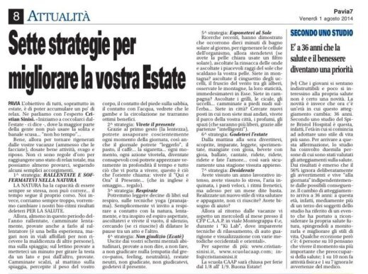 7-strategie per l'estate - articolo di cristian sinisi