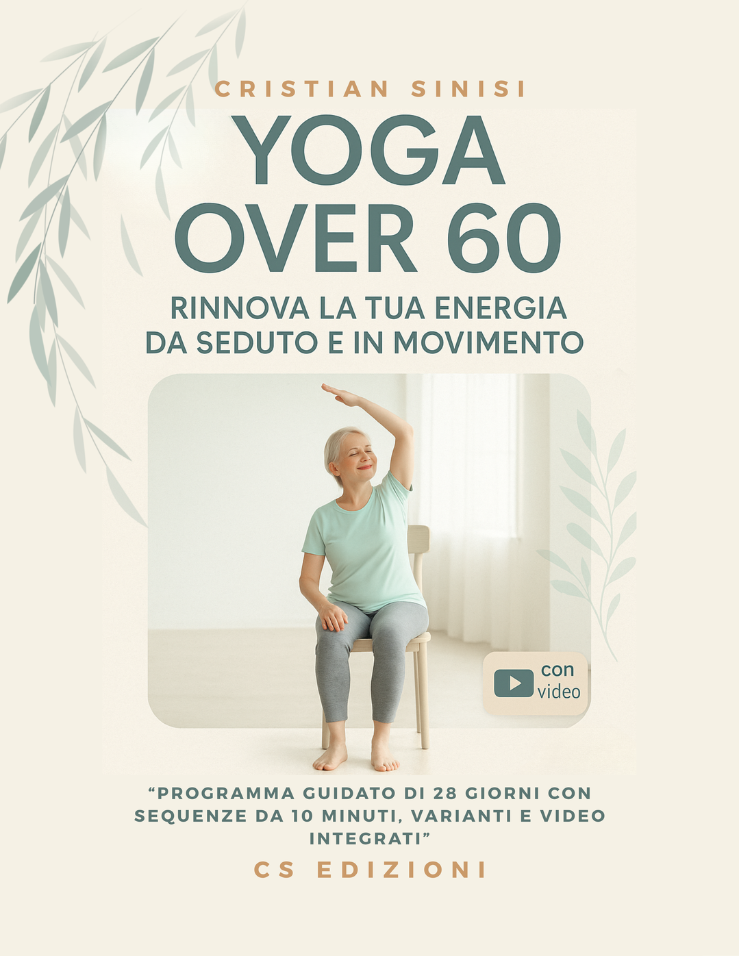copertina del llibro: Yoga over 60 di Cristian Sinisi
