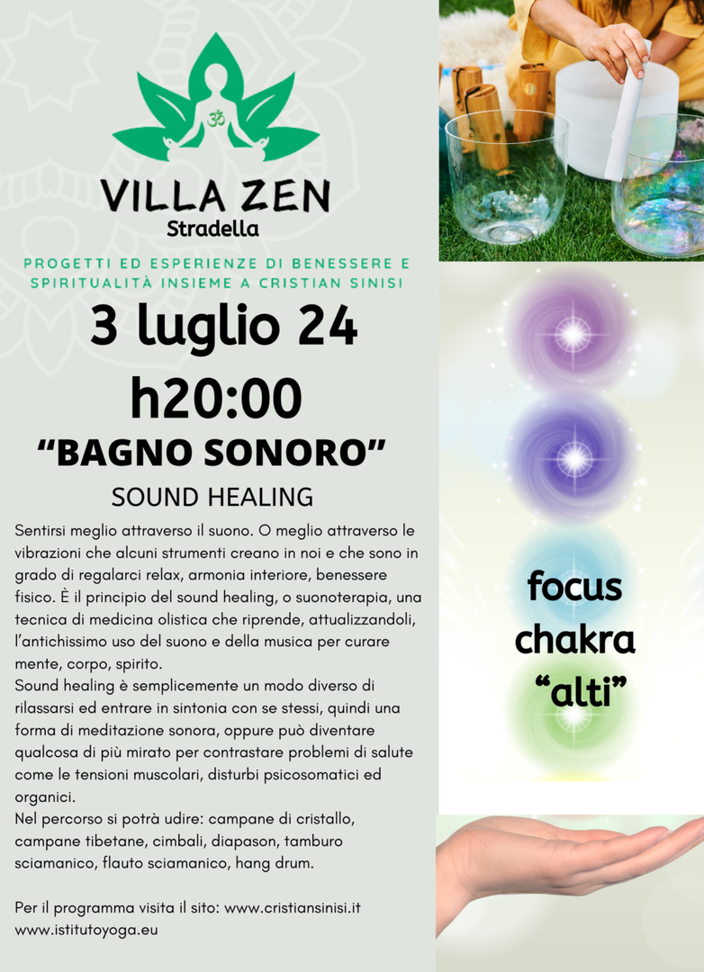 locandina : bagno sonoro 